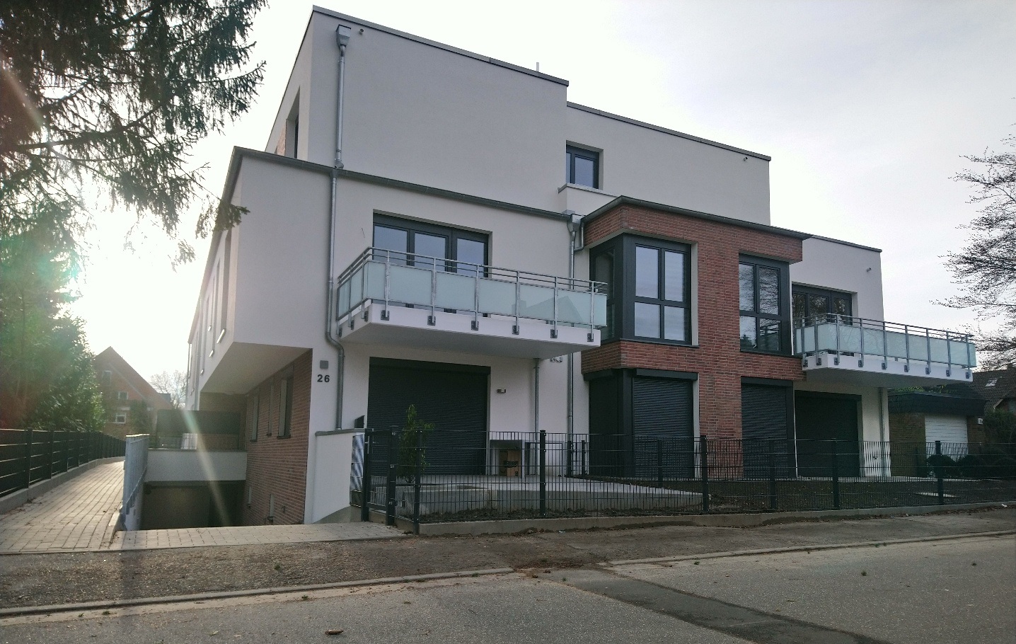 Neubau mit 12 Wohneinheiten und Tiefgarage, Hamburg Neubau mit 12 Wohneinheiten und Tiefgarage, Hamburg